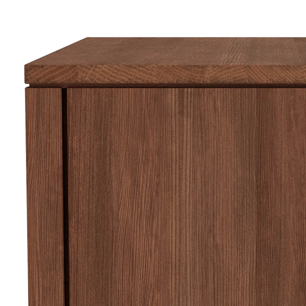 Bruno Chest 5 Drawers 110 x 52cm Solid American Walnut