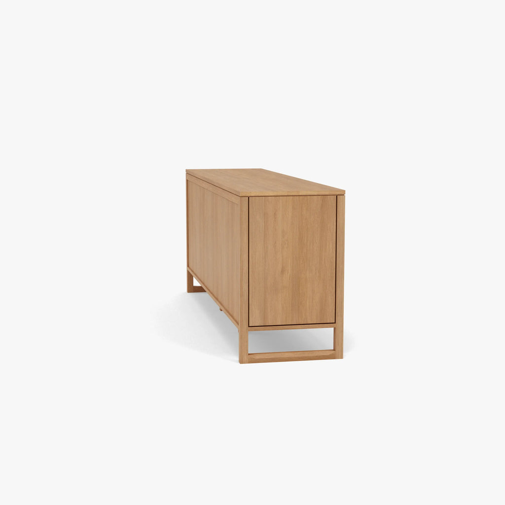 Bruno Chest 9 Drawers 200 x 52cm Solid American Oak