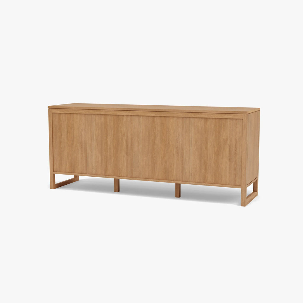 Bruno Chest 9 Drawers 200 x 52cm Solid American Oak