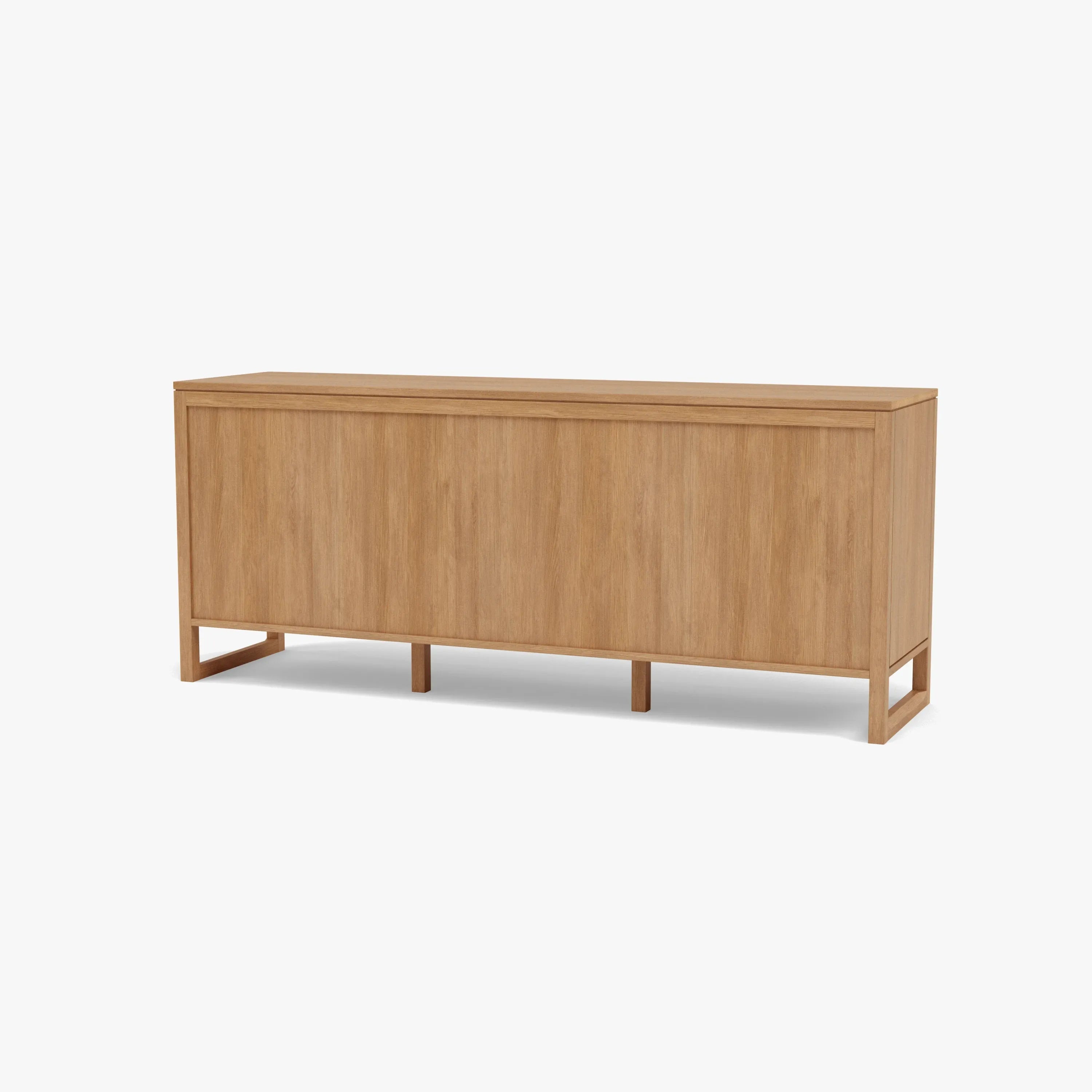 Bruno Chest 9 Drawers 200 x 52cm Solid American Oak