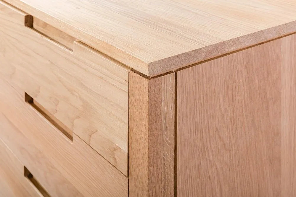 Bruno Chest 9 Drawers 200 x 52cm Solid American Oak