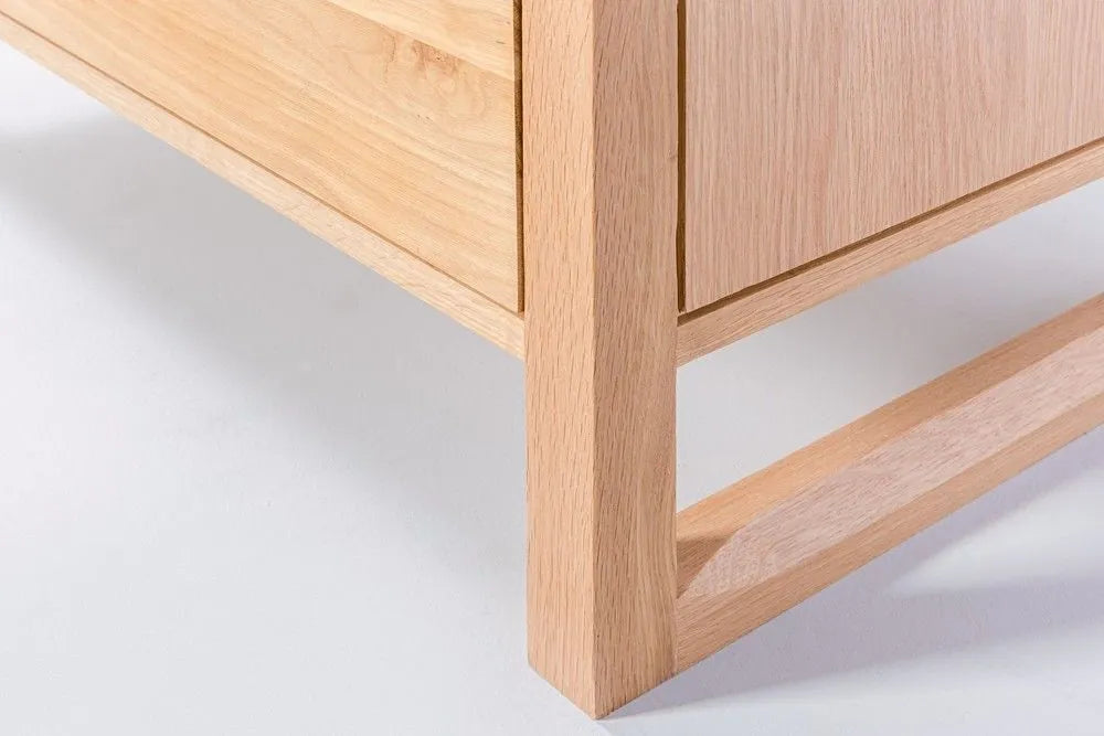 Bruno Chest 9 Drawers 200 x 52cm Solid American Oak