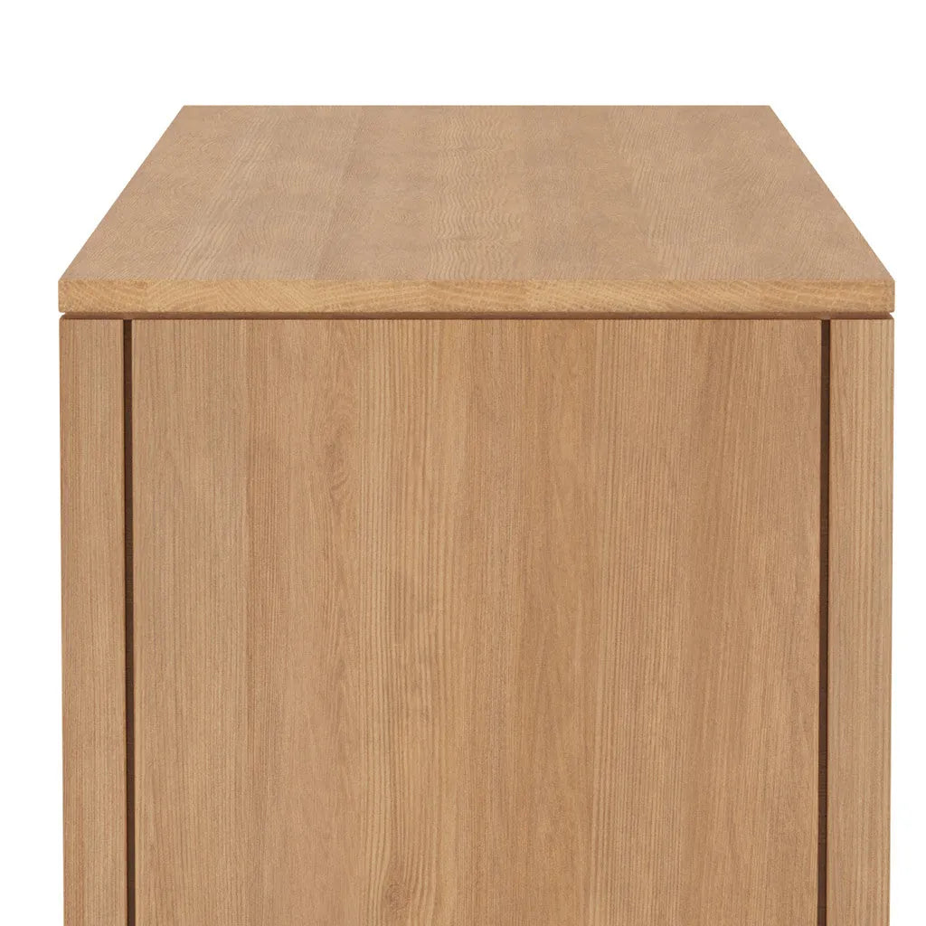 Bruno Chest 9 Drawers 200 x 52cm Solid American Oak