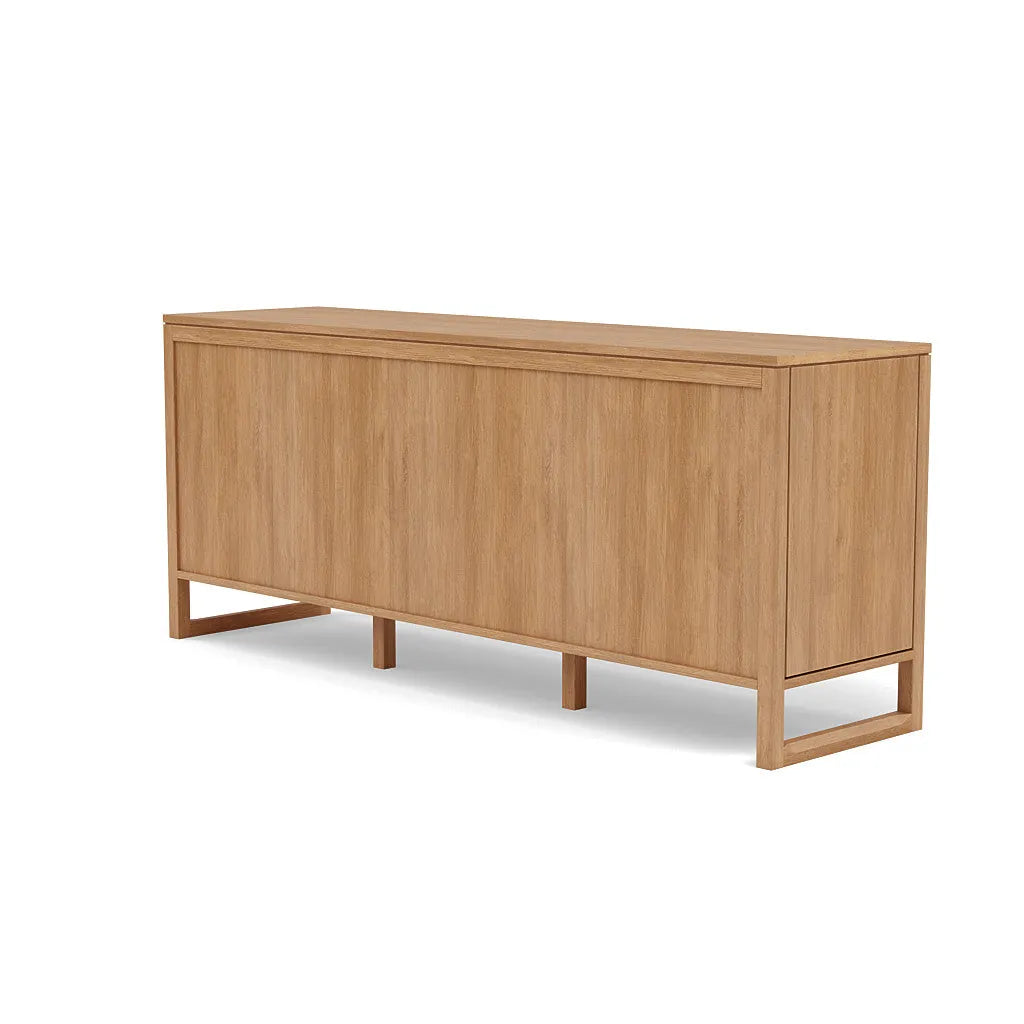Bruno Chest 9 Drawers 200 x 52cm Solid American Oak