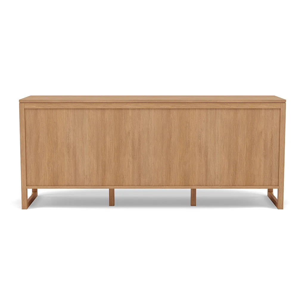 Bruno Chest 9 Drawers 200 x 52cm Solid American Oak