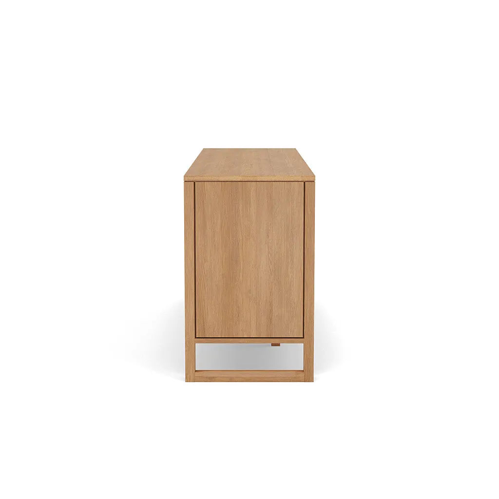 Bruno Chest 9 Drawers 200 x 52cm Solid American Oak