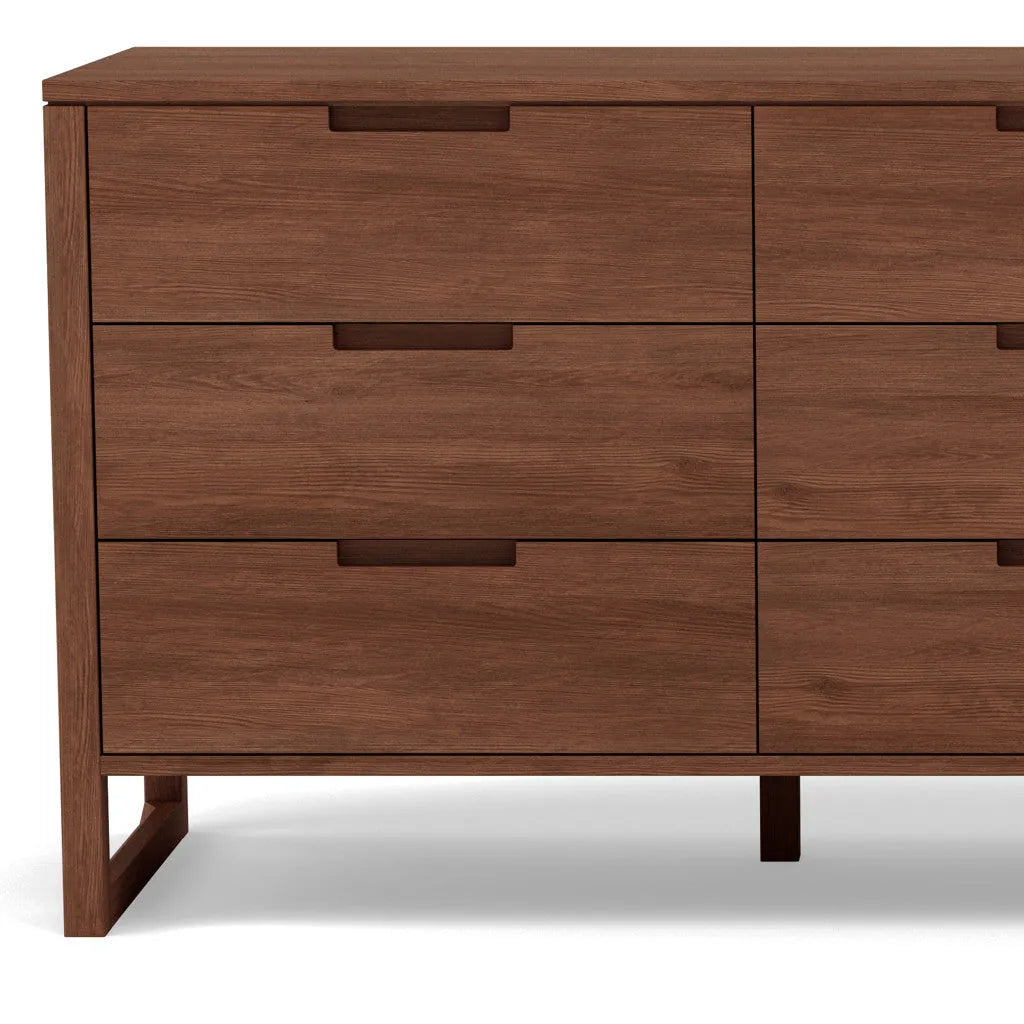 Bruno Chest 9 Drawers 200 x 52cm Solid American Walnut