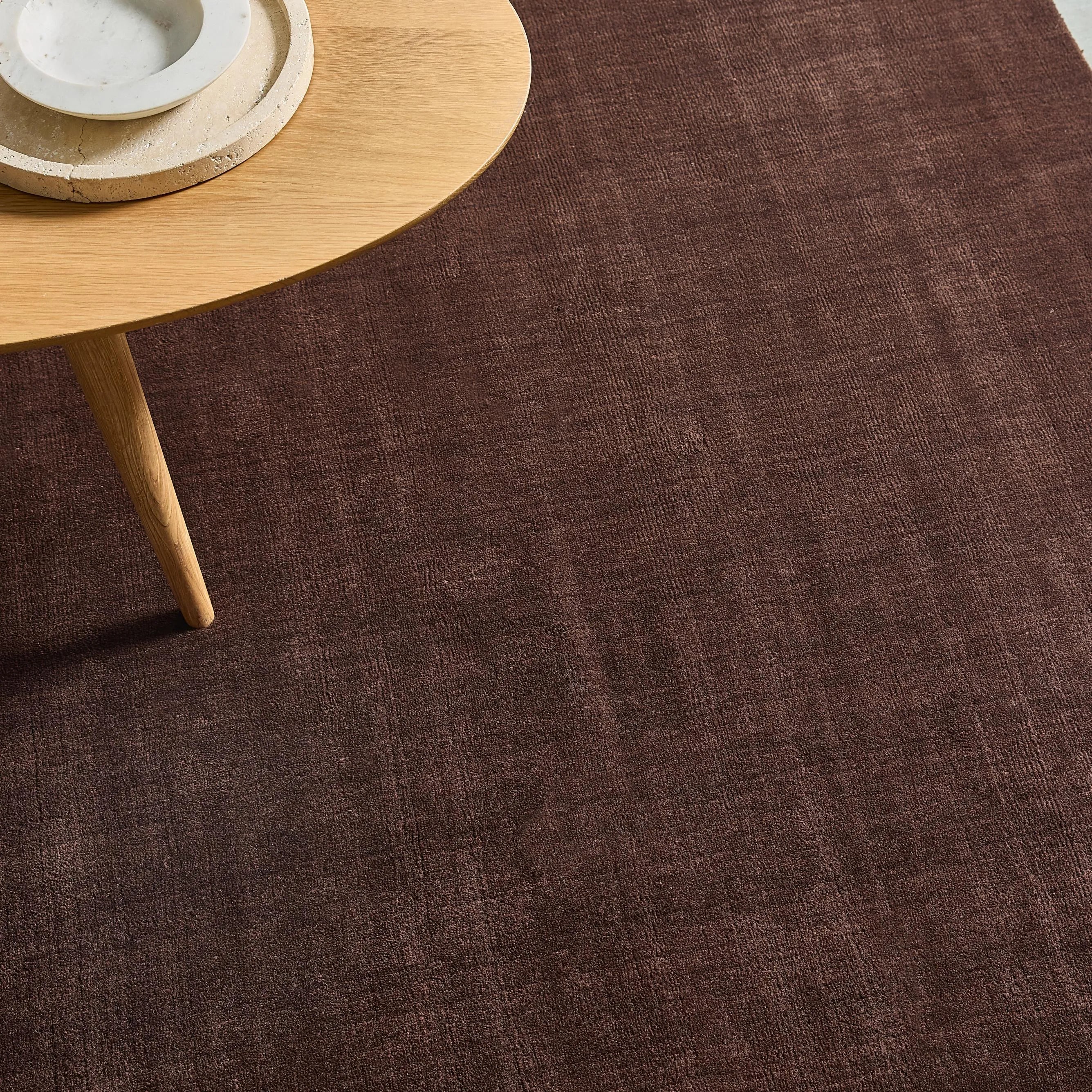 Freya NZ Wool Rug - 300 x 400cm in Chocolate Brown – Icon By Design