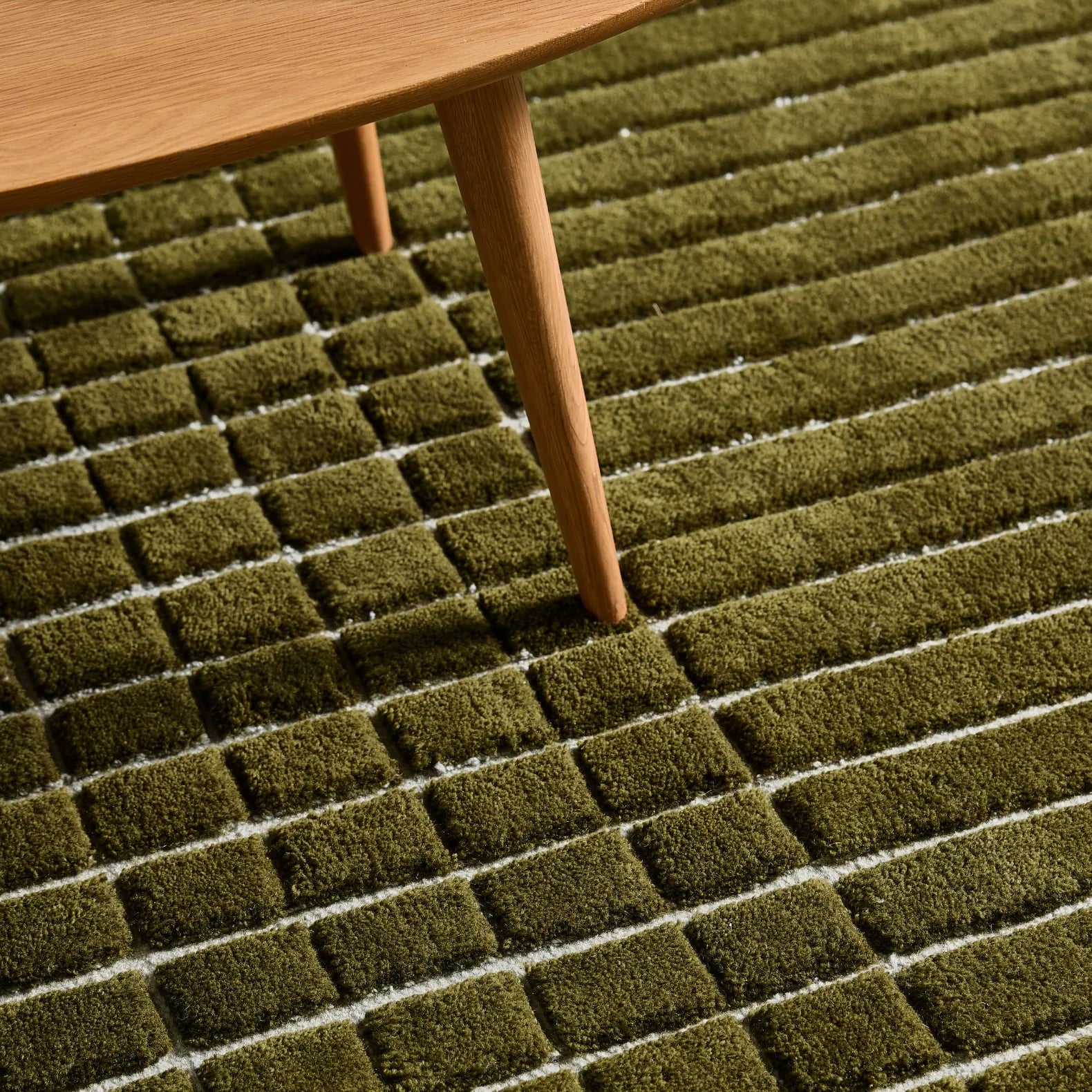 Gerda NZ Wool Rug - 240 x 330cm in Nori Green – IconByDesign