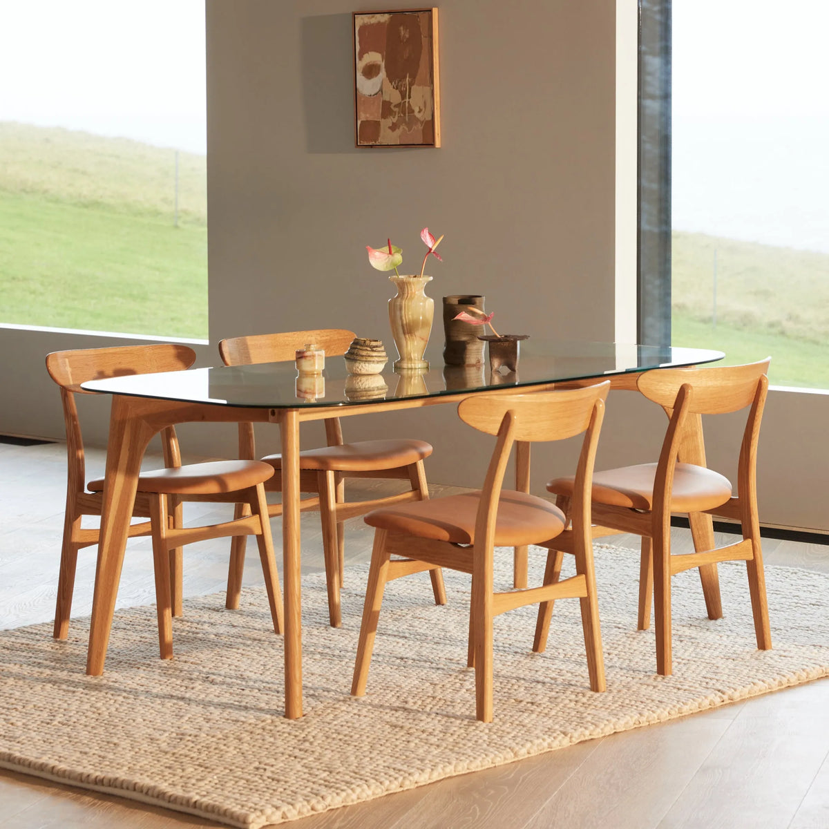 Hilda Dining Table 160 x 90cm Solid American Oak