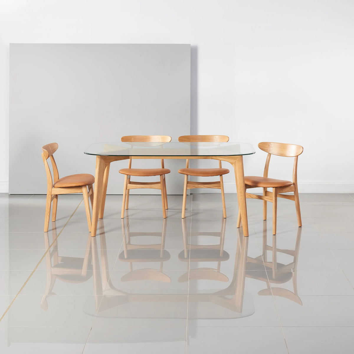 Hilda Dining Table 160 x 90cm Solid American Oak