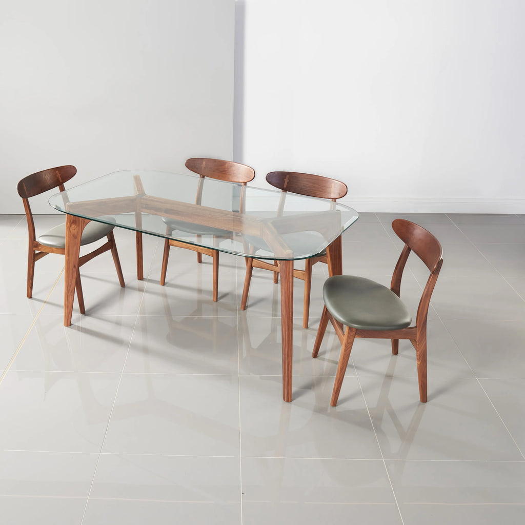 Hilda Dining Table 160 x 90cm Solid American Walnut