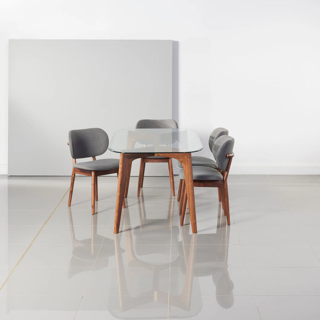 Hilda Dining Table 160 x 90cm Solid American Walnut