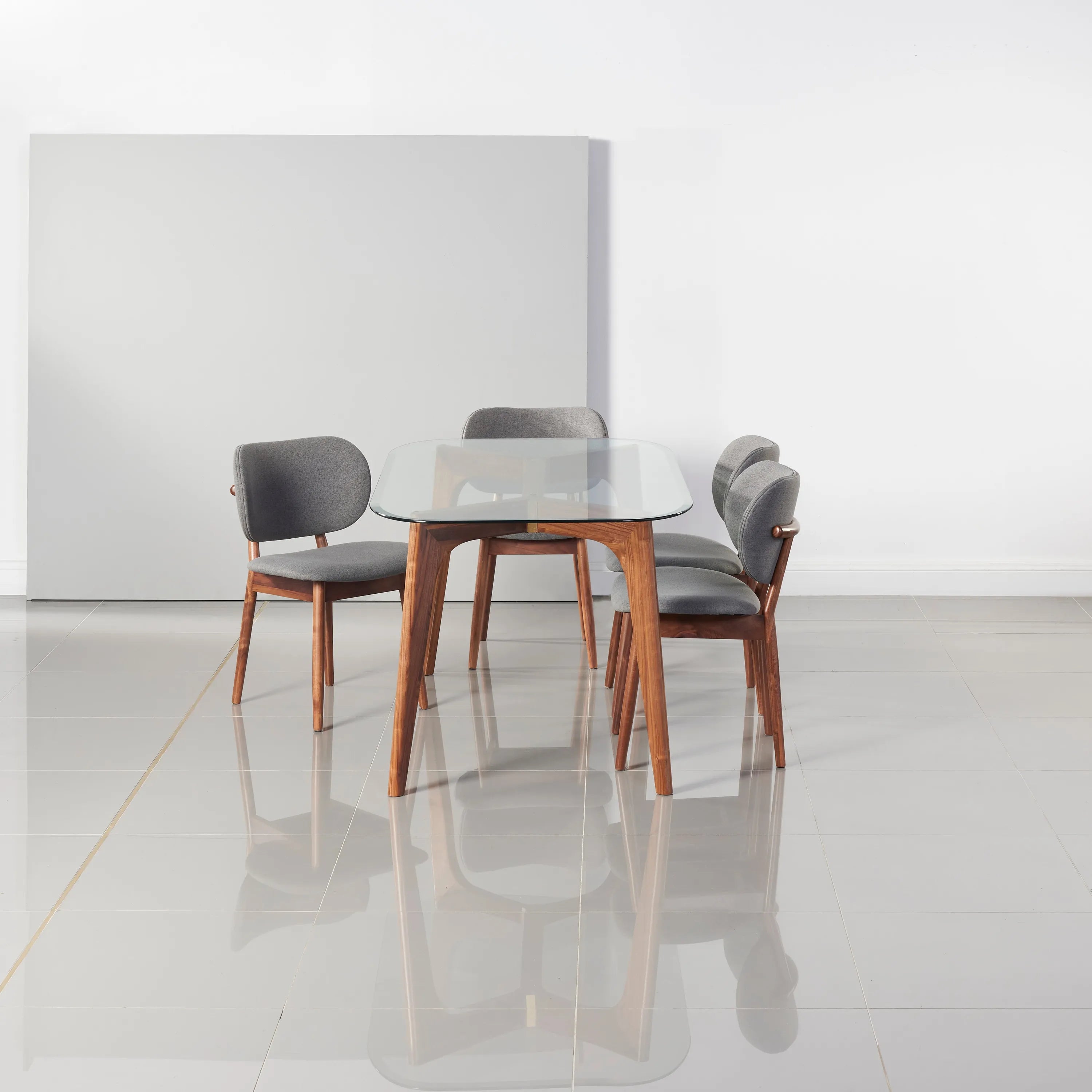 Hilda Dining Table 160 x 90cm Solid American Walnut