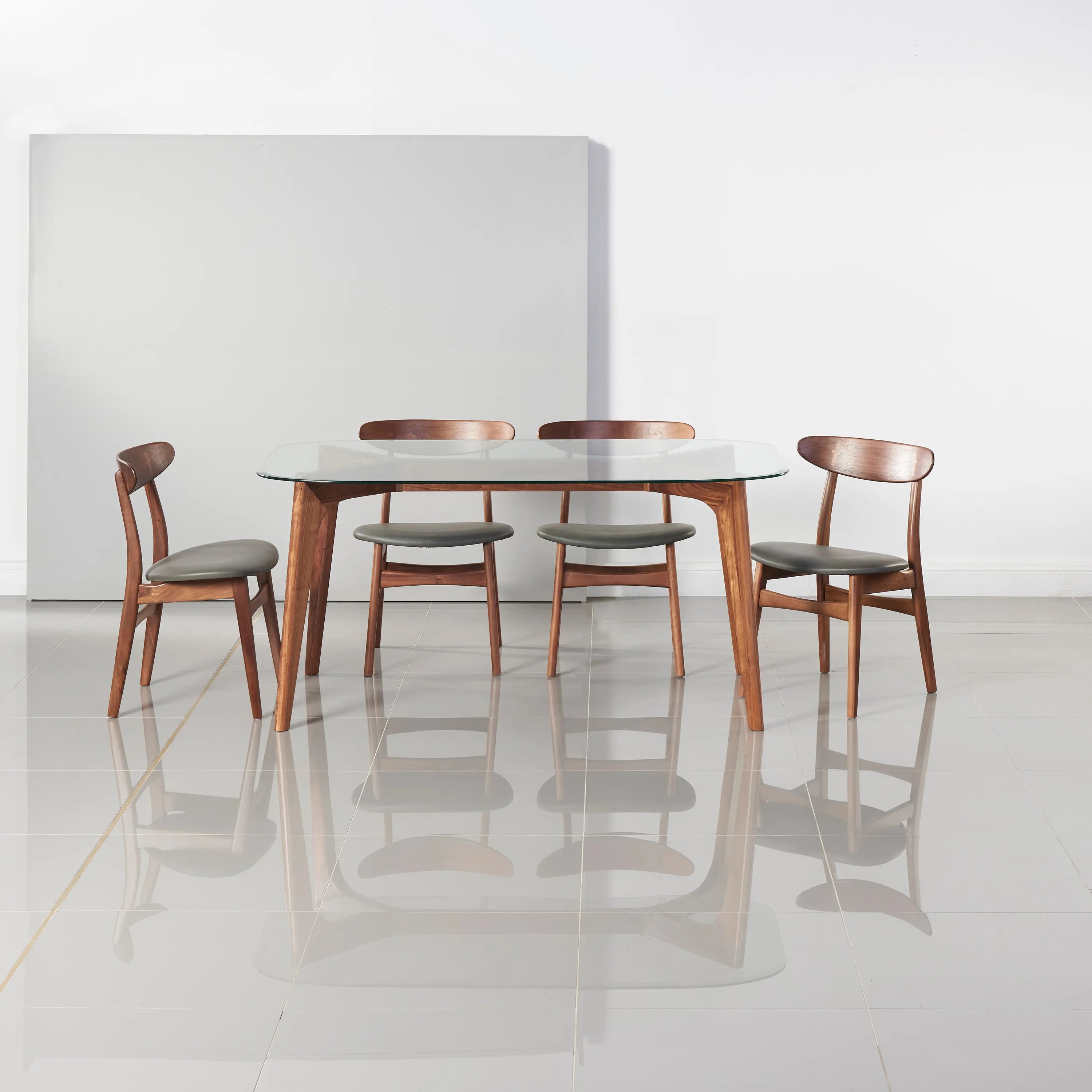 Hilda Dining Table 160 x 90cm Solid American Walnut