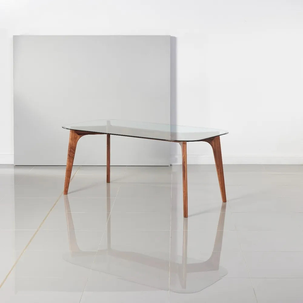 Hilda Dining Table 180 x 90cm Solid American Walnut