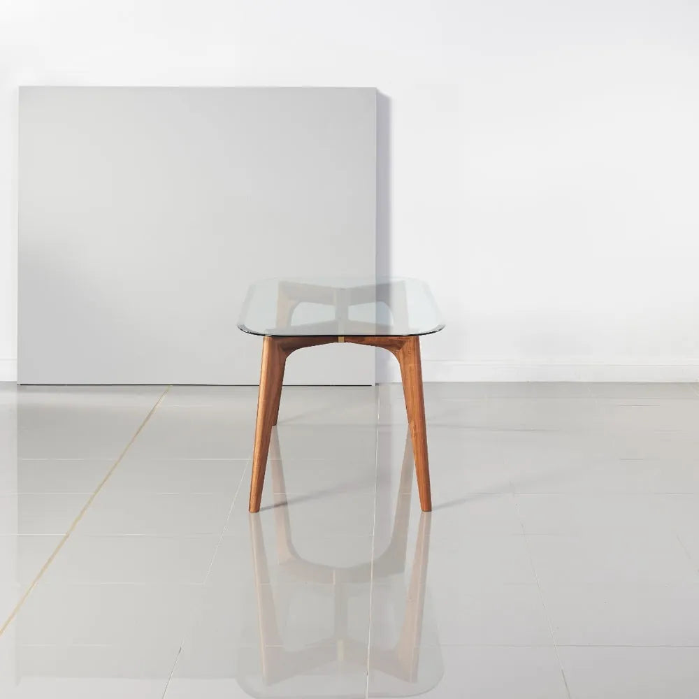 Hilda Dining Table 180 x 90cm Solid American Walnut