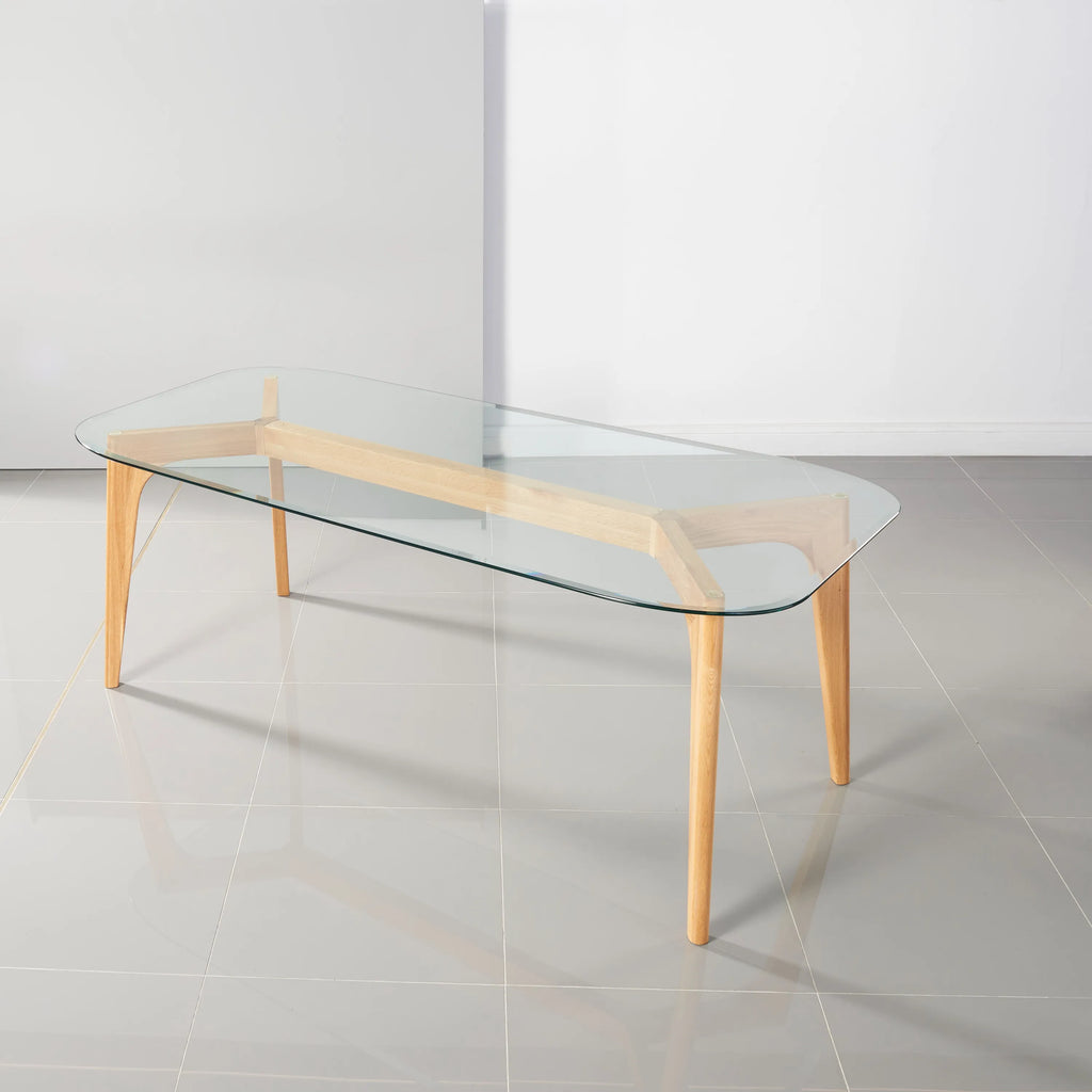 Hilda Dining Table 200 x 90cm Solid American Oak