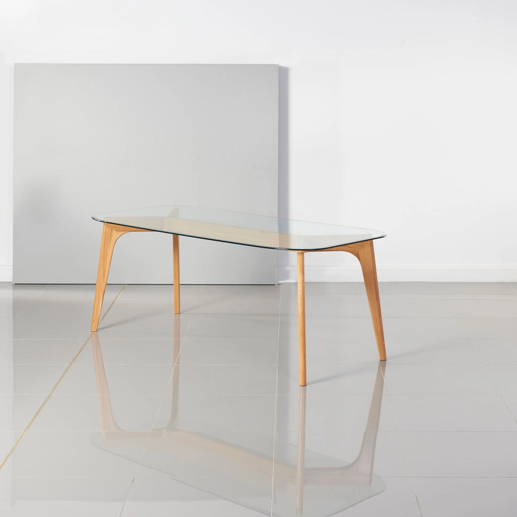 Hilda Dining Table 200 x 90cm Solid American Oak