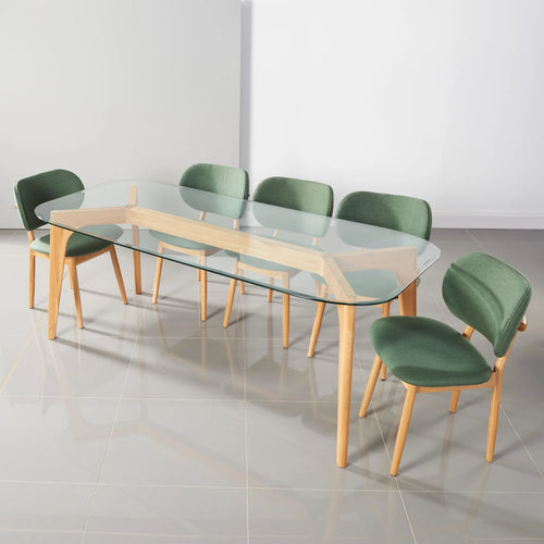 Hilda Dining Table 200 x 90cm Solid American Oak