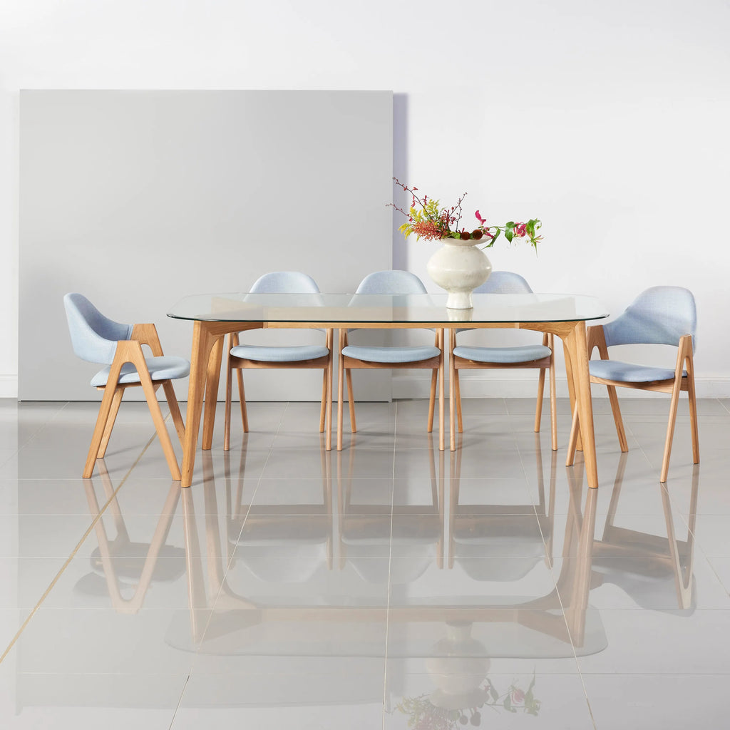 Hilda Dining Table 200 x 90cm Solid American Oak