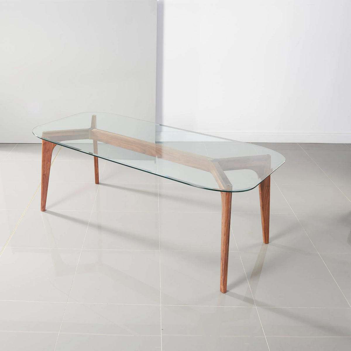 Hilda Dining Table 200 x 90cm Solid American Walnut