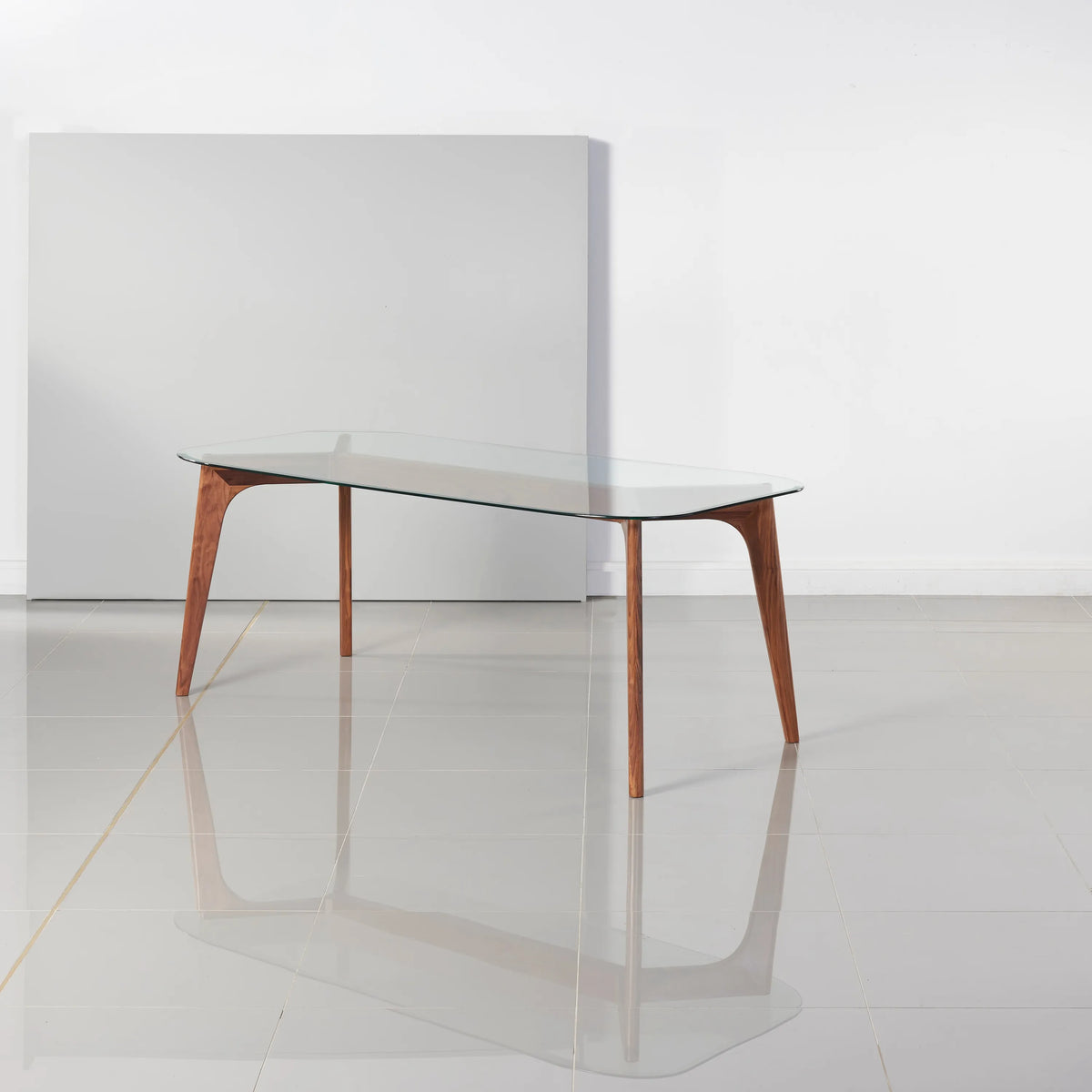 Hilda Dining Table 200 x 90cm Solid American Walnut