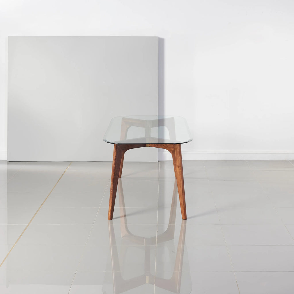 Hilda Dining Table 200 x 90cm Solid American Walnut