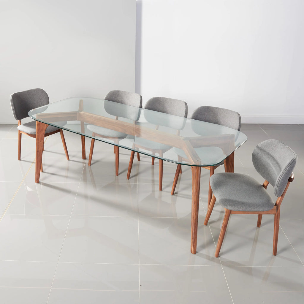 Hilda Dining Table 200 x 90cm Solid American Walnut