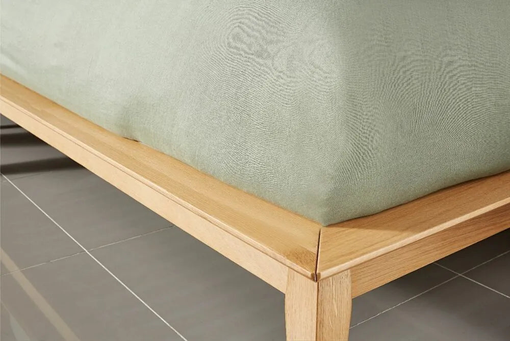 Jolanda Bed Frame King Solid American Oak