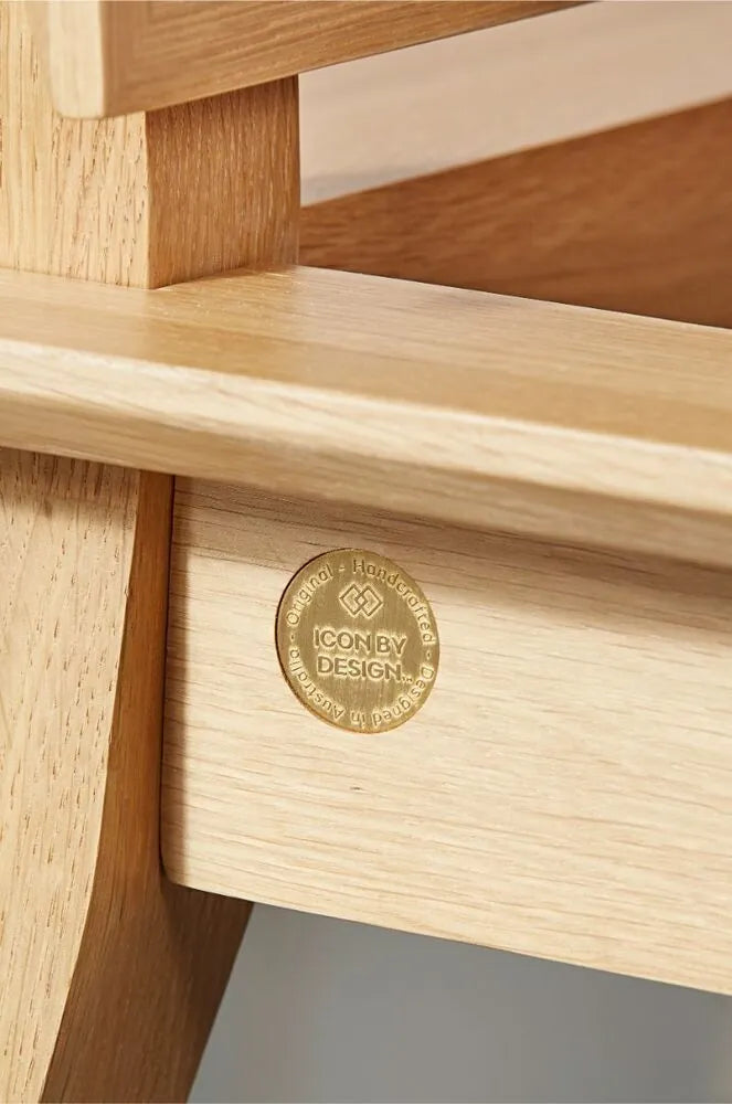 Jolanda Bed Frame King Solid American Oak