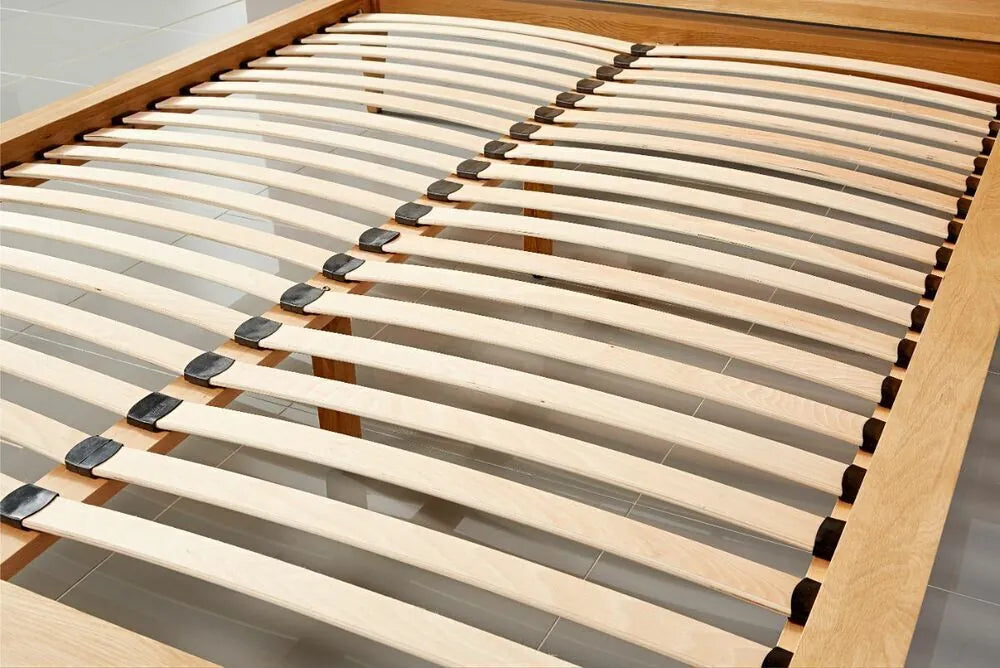 Jolanda Bed Frame King Solid American Oak