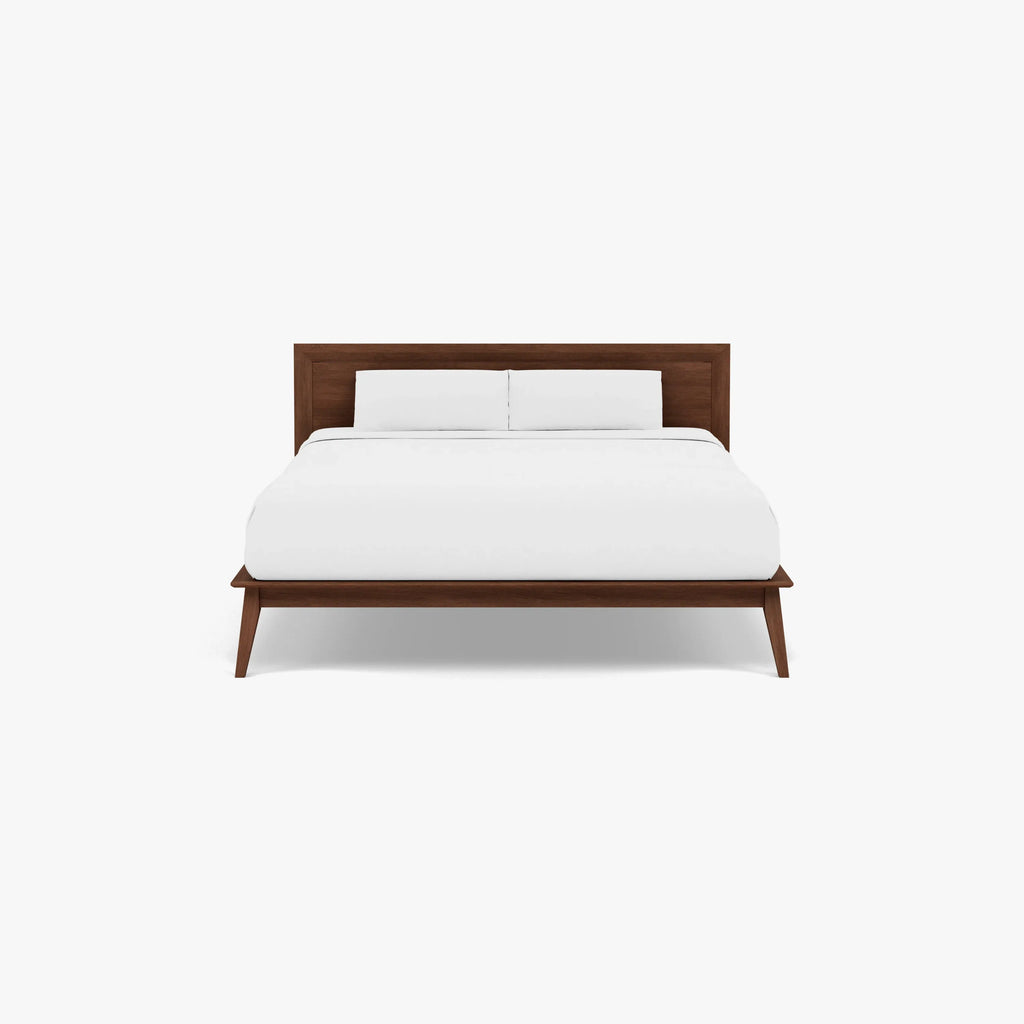 Jolanda Bed Frame King Solid American Walnut