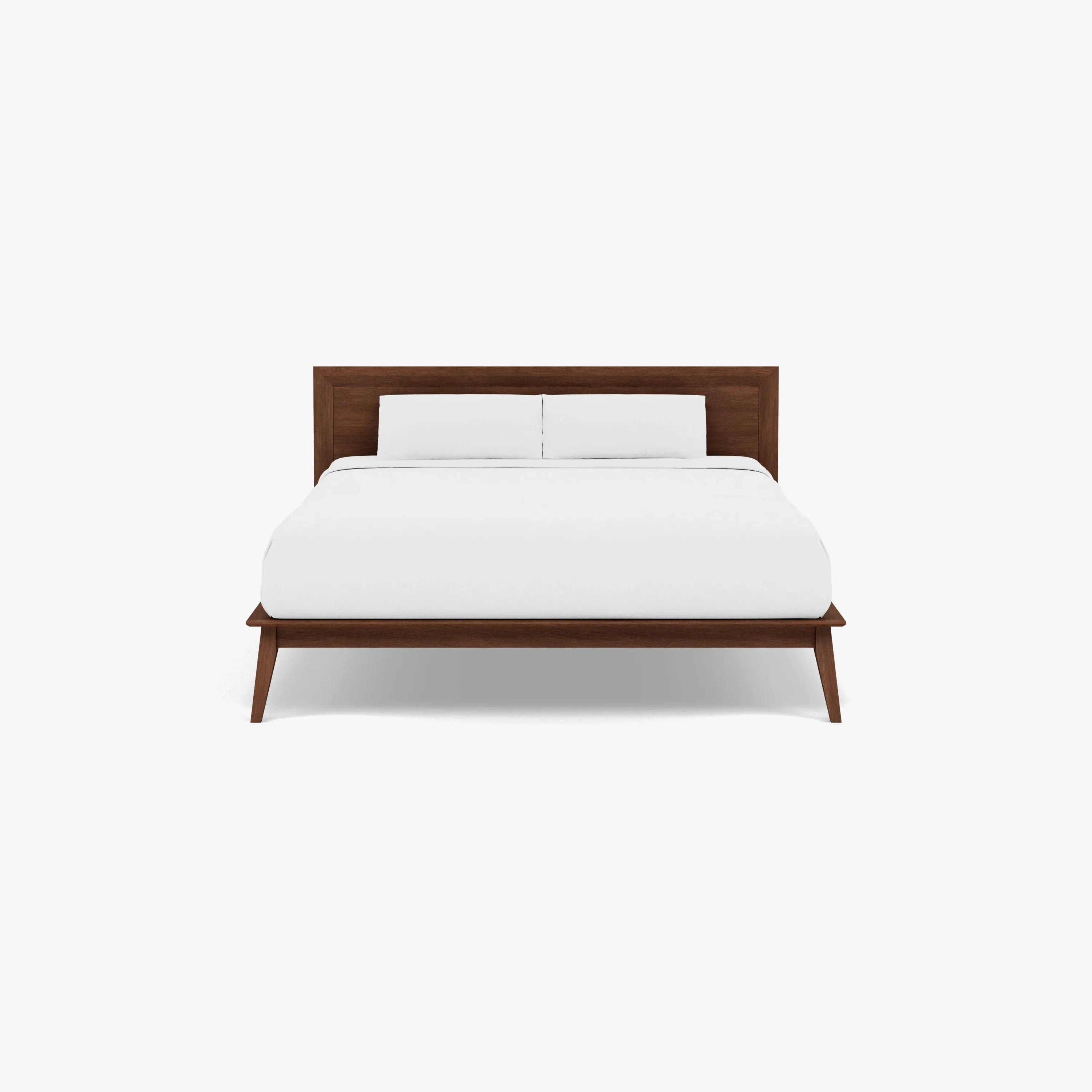 Jolanda Bed Frame King Solid American Walnut
