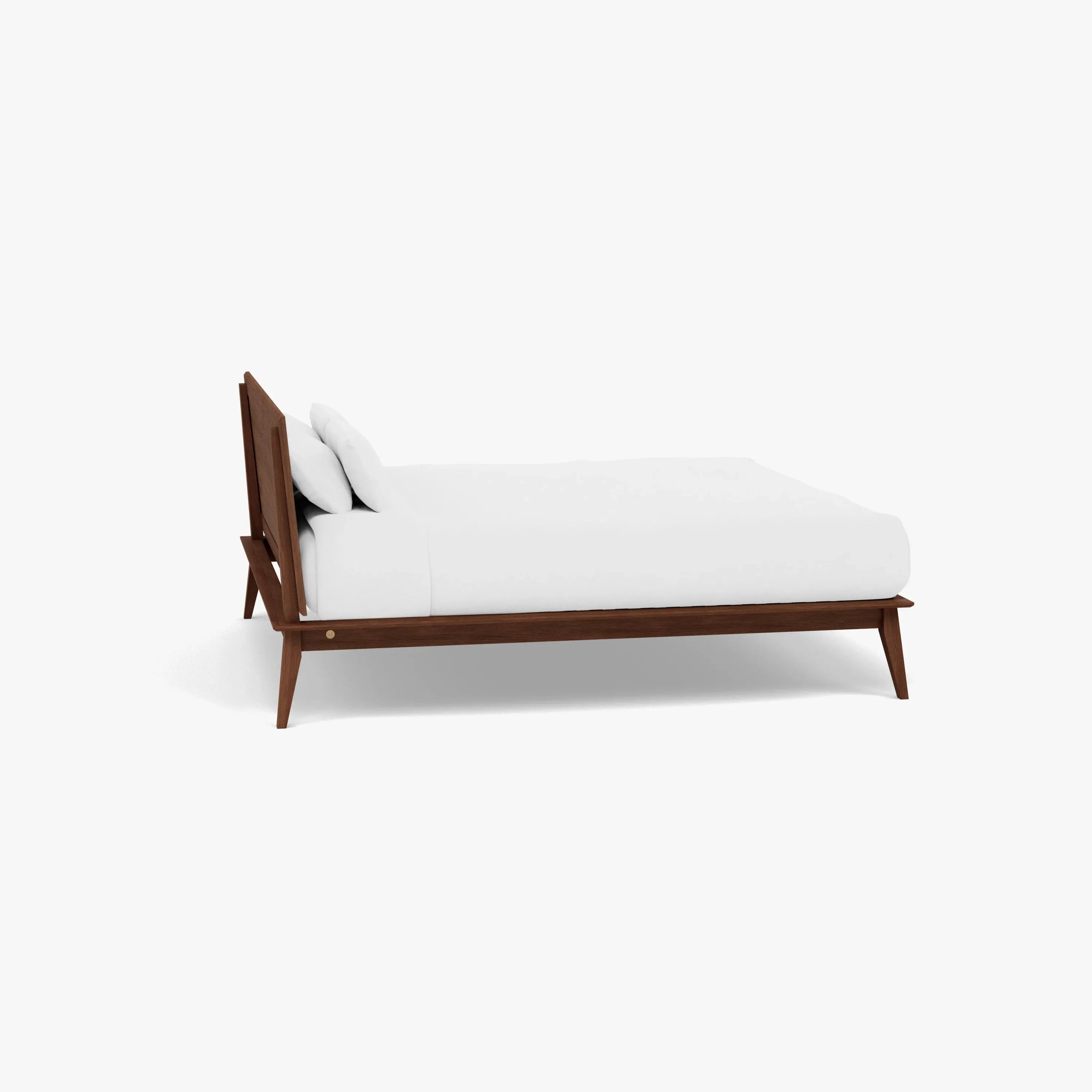 Jolanda Bed Frame King Solid American Walnut