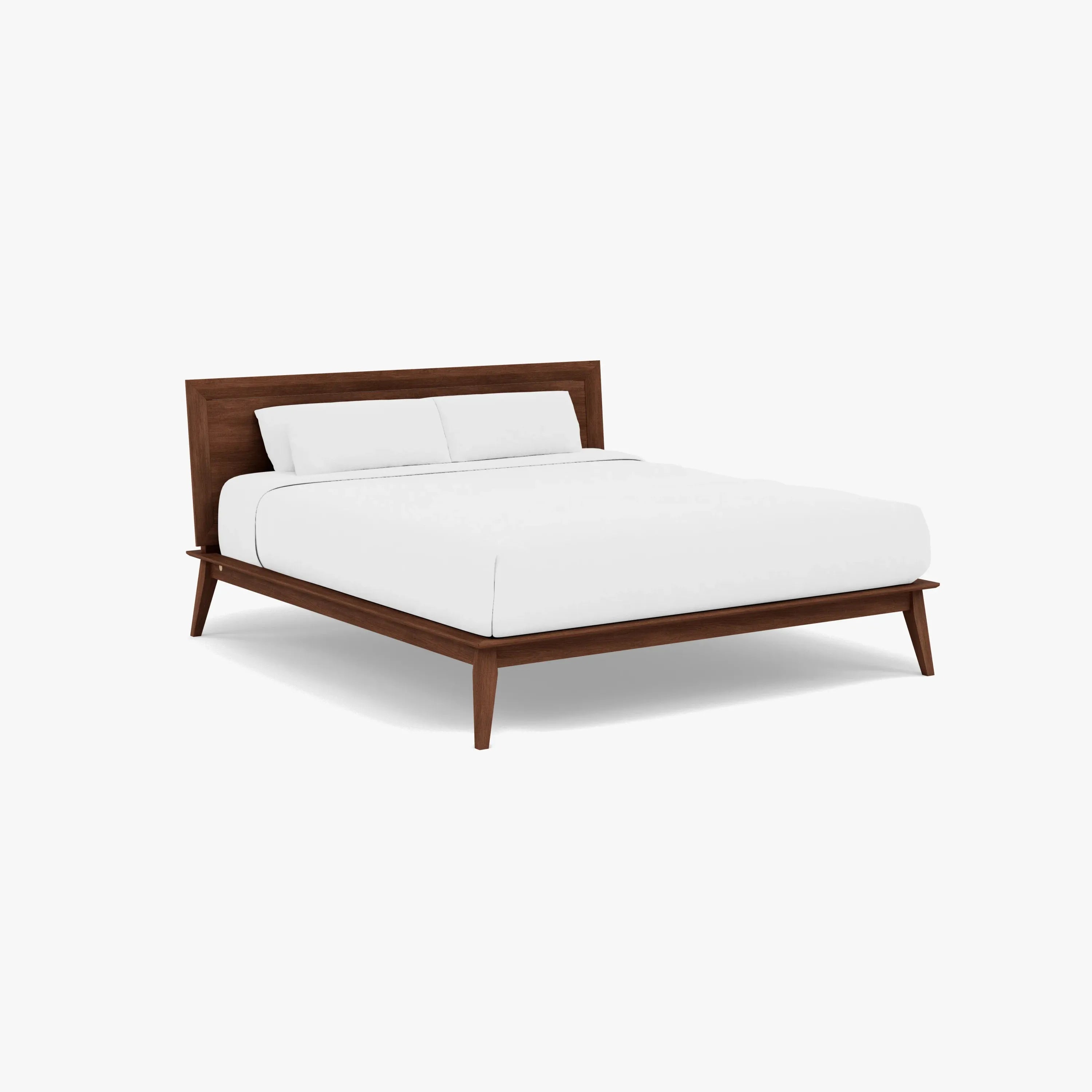 Jolanda Bed Frame King Solid American Walnut