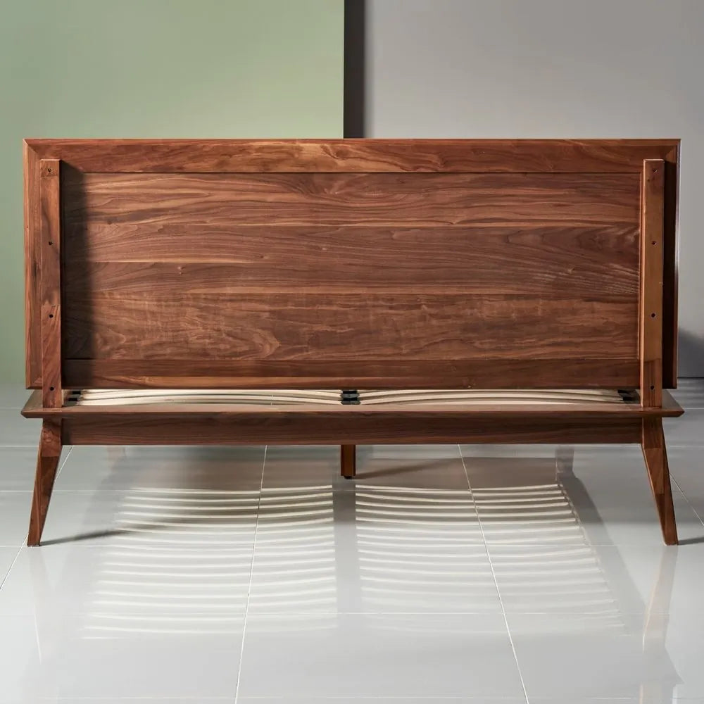 Jolanda Bed Frame King Solid American Walnut