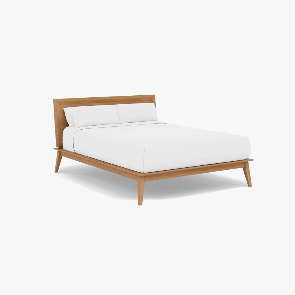 Jolanda Bed Frame Queen Solid American Oak