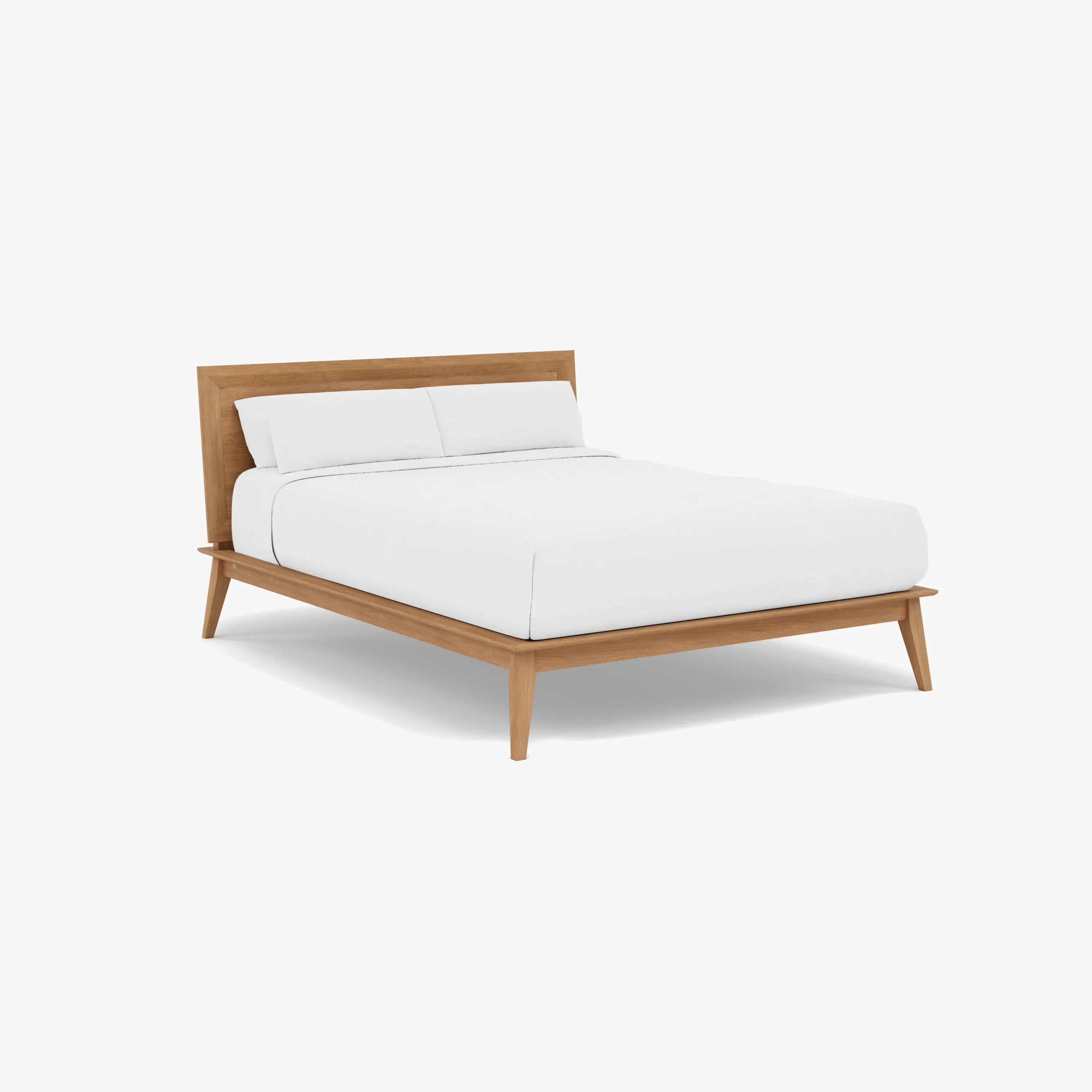 Jolanda Bed Frame Queen Solid American Oak