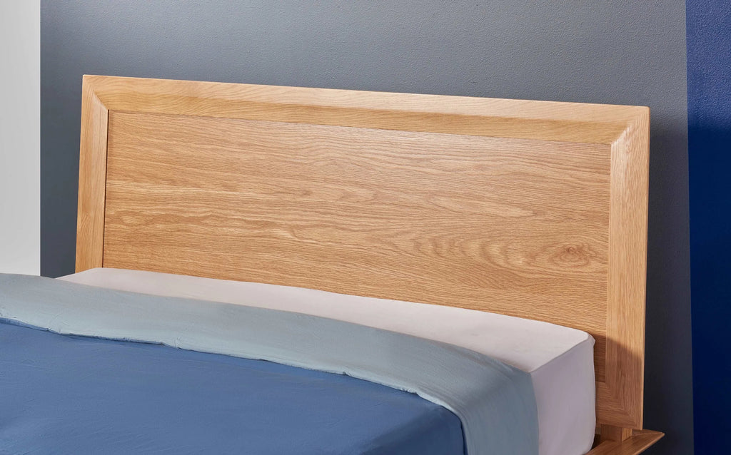Jolanda Bed Frame Queen Solid American Oak