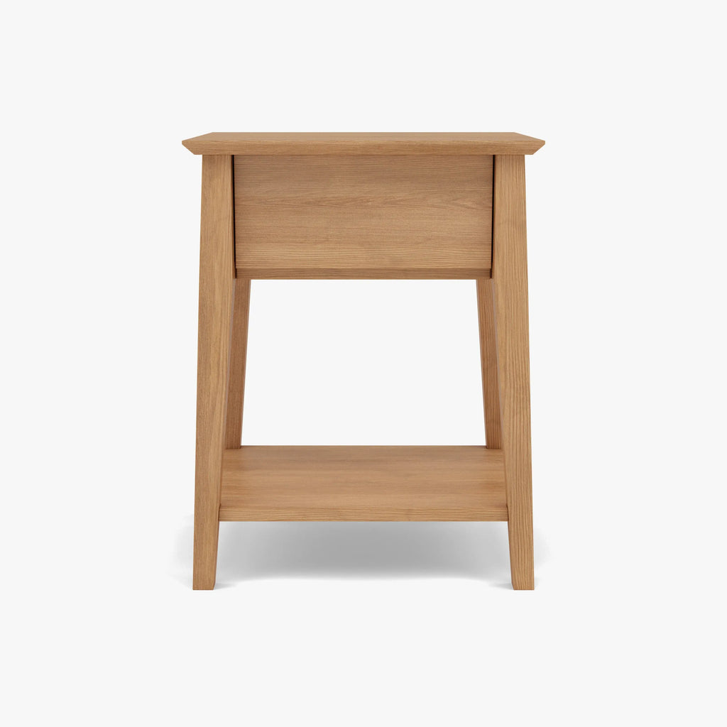 Jolanda Bedside Table 1 Drawer 50 x 40cm Solid American Oak
