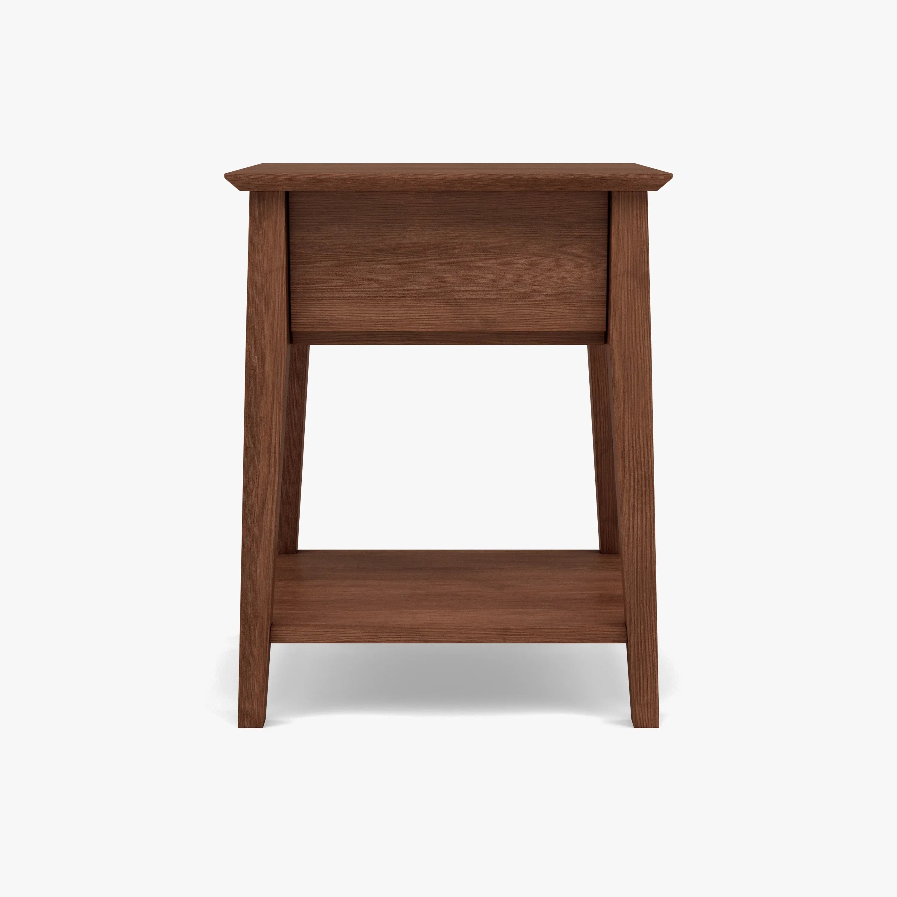 Jolanda Bedside Table 1 Drawer 50 x 40cm Solid American Walnut
