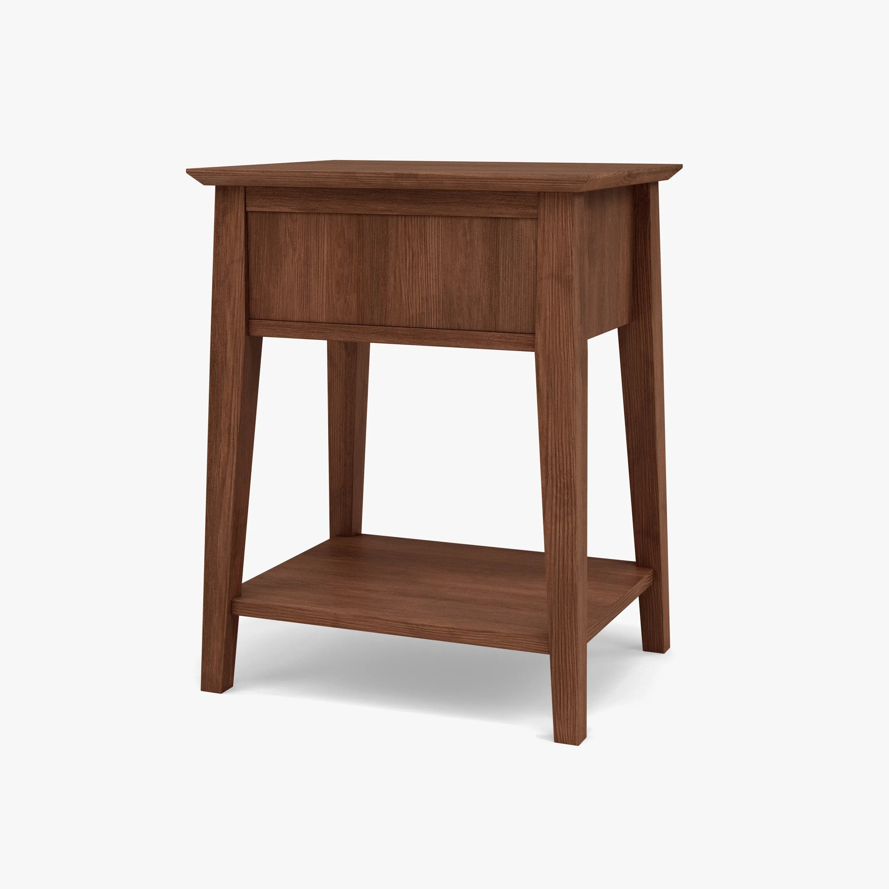 Jolanda Bedside Table 1 Drawer 50 x 40cm Solid American Walnut
