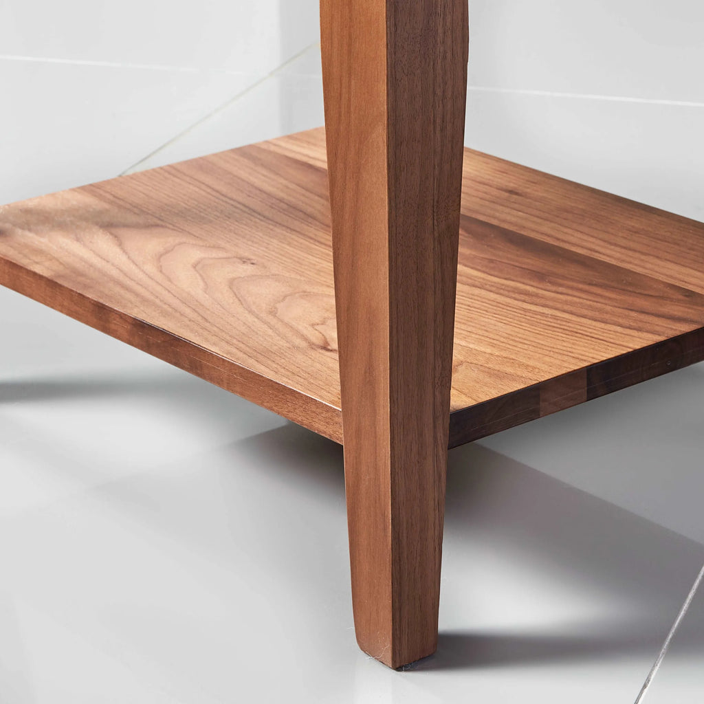 Jolanda Bedside Table 1 Drawer 50 x 40cm Solid American Walnut