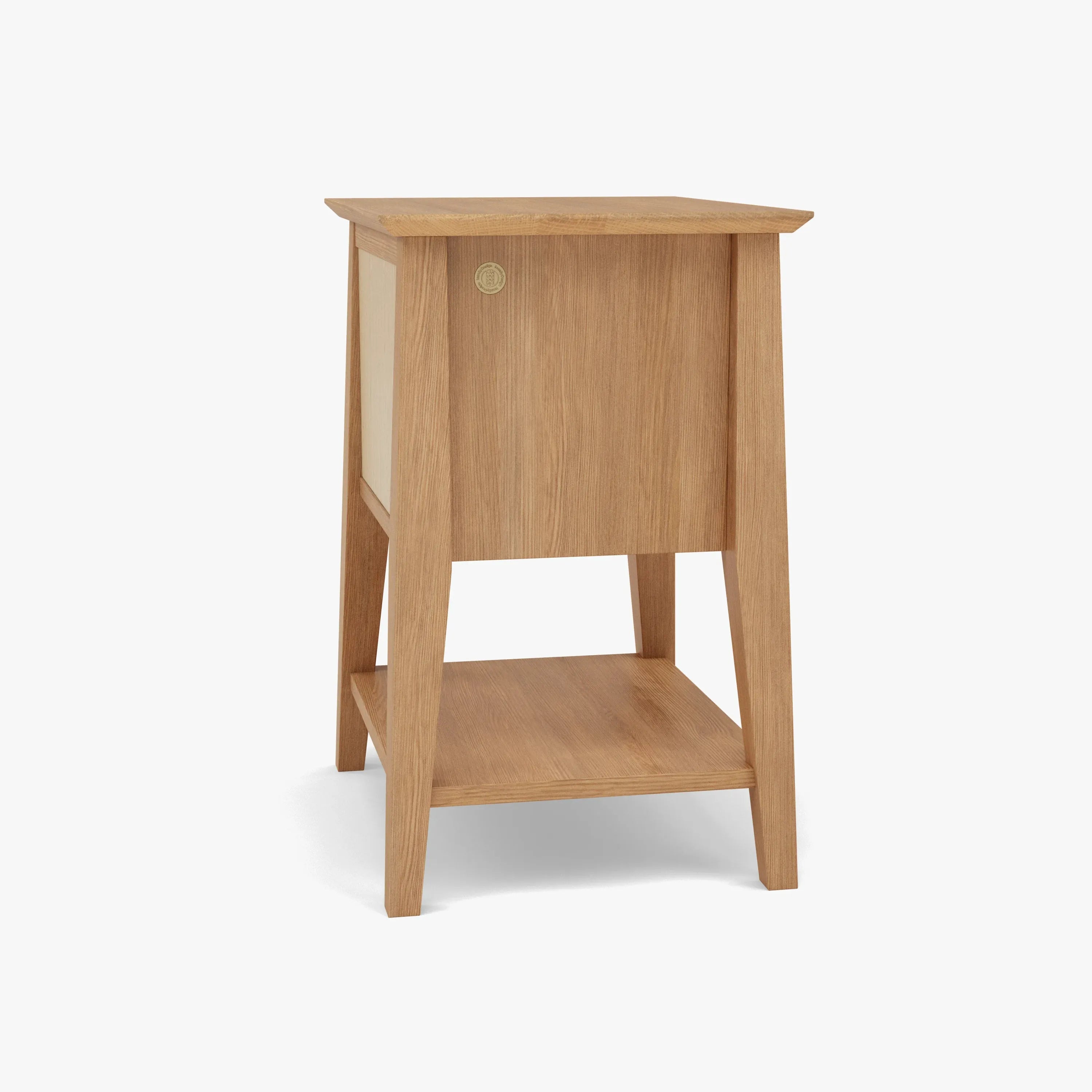 Jolanda Bedside Table 2 Drawers 50 x 40cm Solid American Oak