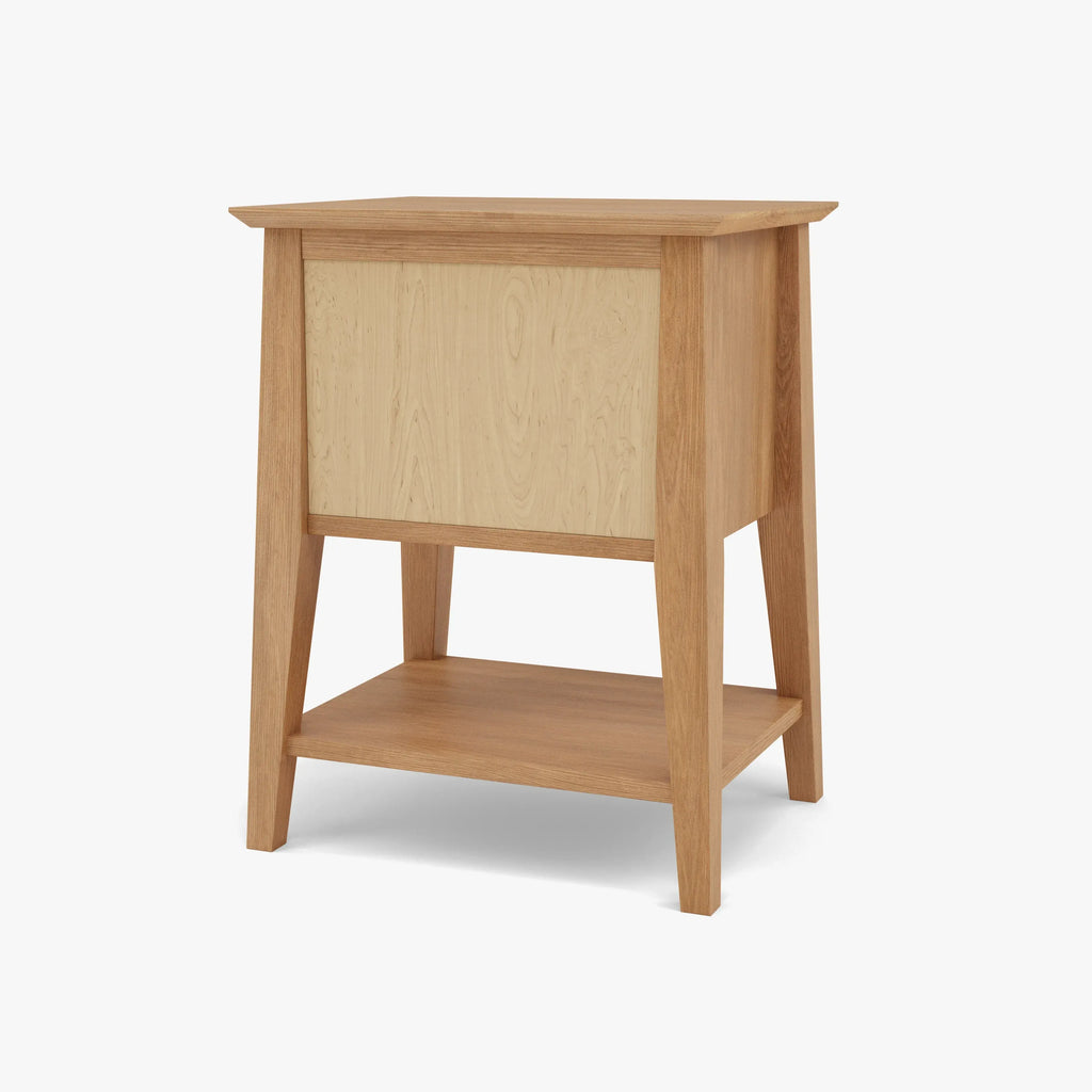 Jolanda Bedside Table 2 Drawers 50 x 40cm Solid American Oak