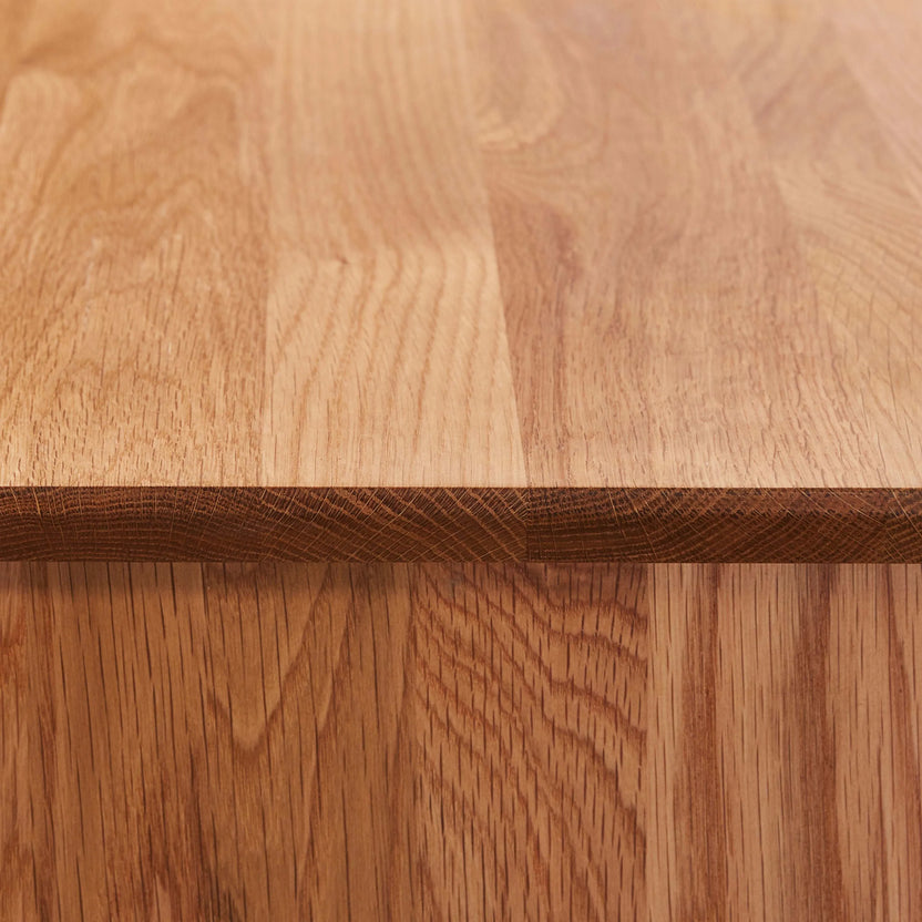 Jolanda Bedside Table 2 Drawers 50 x 40cm Solid American Oak