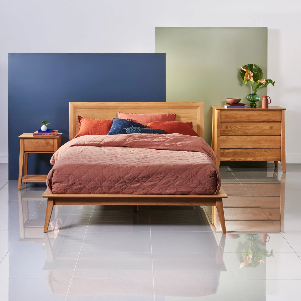 Jolanda Chest 4 Drawers 100 x 50cm Solid American Oak