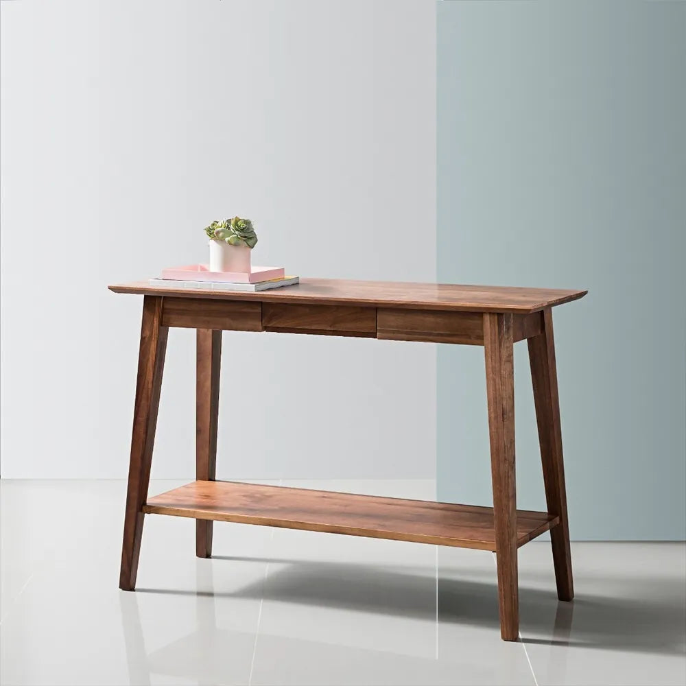 Jolanda Console Table 110 x 40cm Solid American Walnut
