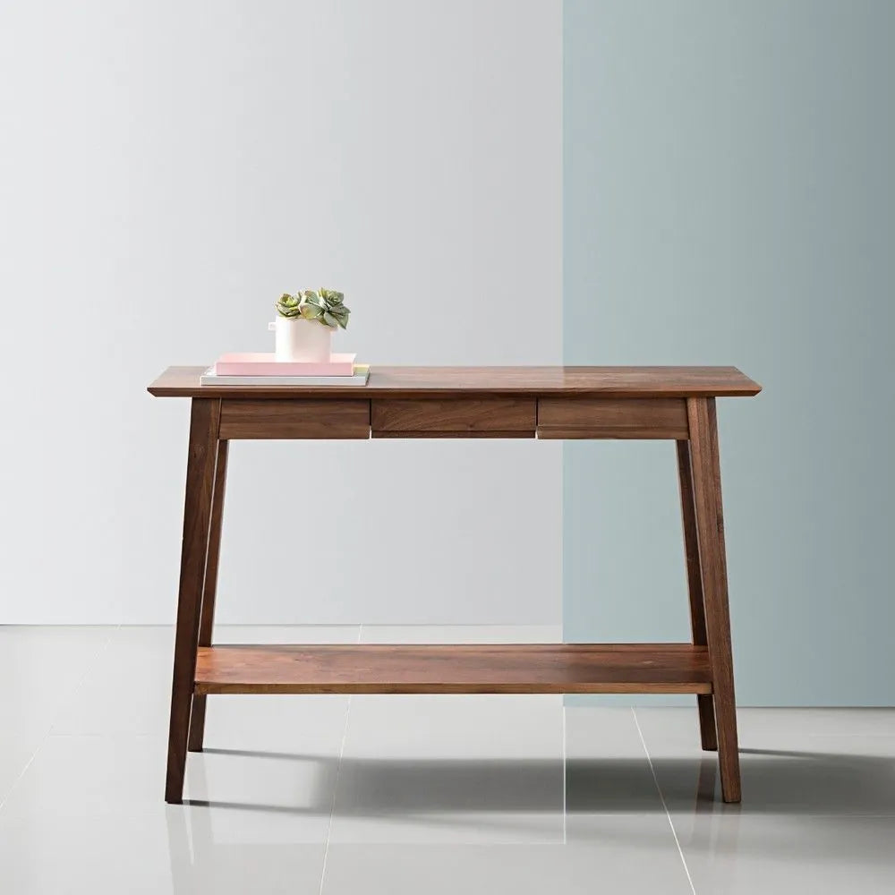 Jolanda Console Table 110 x 40cm Solid American Walnut
